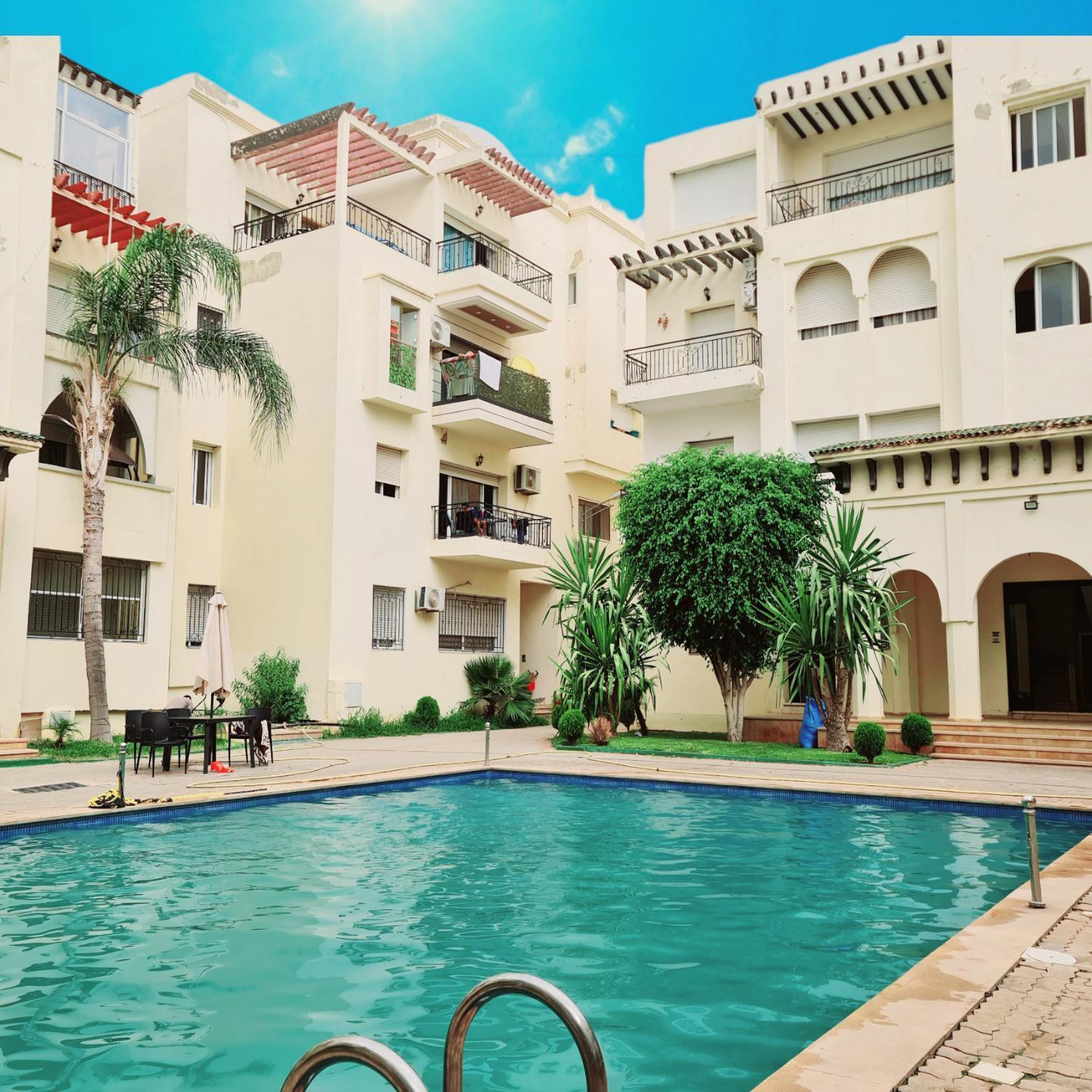 Fes Urban Apartment - Urban Elegance With Garden And Pool Access מראה חיצוני תמונה